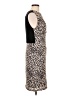 Rebecca Taylor 100% Polyester Animal Print Tan Cocktail Dress Size L - photo 4