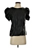 TCEC 100% Polyurethane Black Short Sleeve Blouse Size M - photo 1