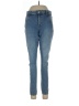 Jessica Simpson Solid Blue Jeans Size 30 waist - photo 1