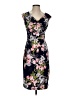 DressBarn Floral Black Cocktail Dress Size 4 - photo 1