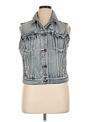 J.Crew Denim Vest (view 1)