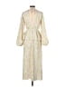 Topshop 100% Polyester Ivory Pink Casual Dress Size 2 - photo 2
