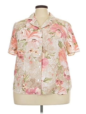 Alfred Dunner Short Sleeve Blouse (view 1)
