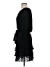 Mango 100% Polyester Black Cocktail Dress Size 4 - photo 5