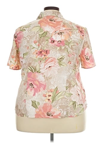 Alfred Dunner Short Sleeve Blouse (view 2)