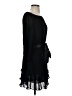 Mango 100% Polyester Black Cocktail Dress Size 4 - photo 4