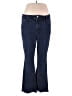 Old Navy Argyle Blue Jeans Size 20 - photo 1