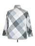 Lands' End 100% Polyester Checkered-gingham Gray Pullover Sweater Size 2X - photo 2