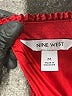 Nine West 100% Polyester Red Sleeveless Blouse Size M - photo 7