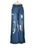 Indigo Rein Hearts Blue Jeans Size 7 - photo 1