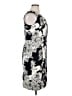 Talbots Graphic Gray Cocktail Dress Size 16 - photo 4