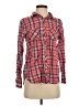 Levi's 100% Cotton Plaid Red Long Sleeve Button-Down Shirt Size S - photo 1