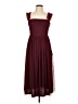 Lulus 100% Polyester Burgundy Cocktail Dress Size L - photo 1
