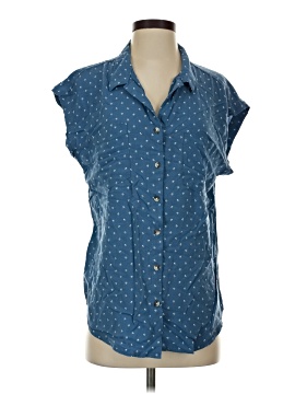 Jachs Girlfriend Sleeveless Button Down Shirt