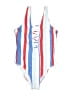 Unbranded Stripes Blue One Piece Swimsuit Size S - photo 1