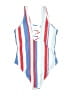Unbranded Stripes Blue One Piece Swimsuit Size S - photo 2