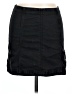 Free People Solid Black Denim Skirt Size 10 - photo 1