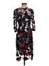 Nicholas 100% Polyester Print Black Cocktail Dress Size 2 - photo 1