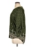Pink Republic 100% Polyester Green 3/4 Sleeve Blouse Size XL - photo 5