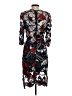 Nicholas 100% Polyester Print Black Cocktail Dress Size 2 - photo 2