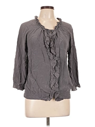 Joie 3/4 Sleeve Silk Top (view 1)