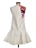 Keepsake Graphic Ivory Cocktail Dress Size S - photo 2