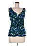 Tory Burch Blue Sleeveless Blouse Size 8 - photo 1