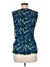 Tory Burch Blue Sleeveless Blouse Size 8 - photo 2