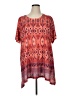 Catherines Orange Short Sleeve Blouse Size 1X - photo 1