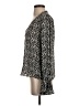 Parker Animal Print Black Long Sleeve Silk Top Size XS - photo 5