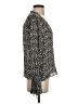 Parker Animal Print Black Long Sleeve Silk Top Size XS - photo 4