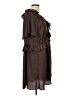 Old Navy 100% Polyester Brown Casual Dress Size L - photo 4