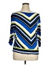 Apt. 9 100% Rayon Blue 3/4 Sleeve Top Size XL - photo 1
