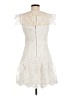 Aqua 100% Polyester Ivory Cocktail Dress Size M - photo 2