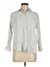 Glassons Gray Long Sleeve Button-Down Shirt Size 6 - photo 1