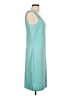 St. John Collection Solid Teal Casual Dress Size 10 - photo 4