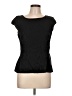 Ann Taylor LOFT Black Short Sleeve Top Size Lg Petite - photo 1