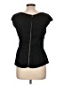 Ann Taylor LOFT Black Short Sleeve Top Size Lg Petite - photo 2