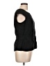 Ann Taylor LOFT Black Short Sleeve Top Size Lg Petite - photo 4
