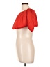 Line & Dot Red Short Sleeve Top Size L - photo 5