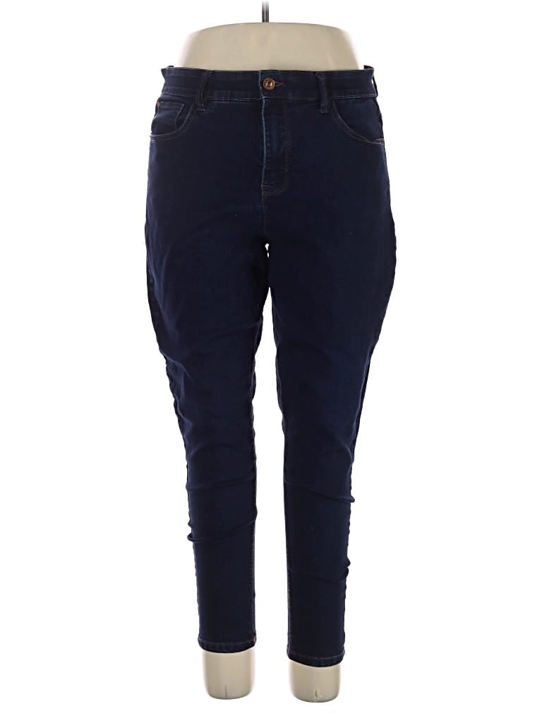 Pre-owned Curve Appeal Jeans In Blue