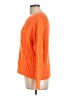 Shein Curve 100% Polyester Orange Pullover Sweater Size 14 Plus (1) - photo 5