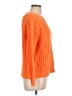 Shein Curve 100% Polyester Orange Pullover Sweater Size 14 Plus (1) - photo 4