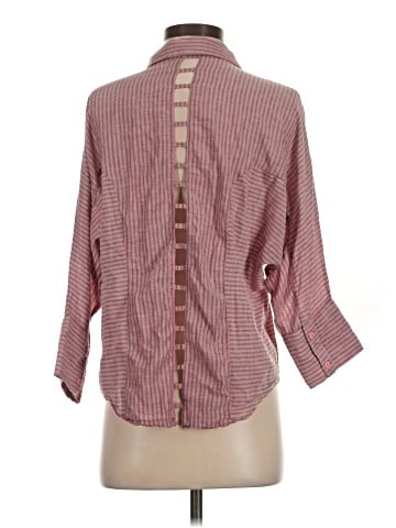Lucca Couture 3/4 Sleeve Button-Down Shirt (view 2)