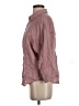 Lucca Couture 100% Cotton Checkered-gingham Red 3/4 Sleeve Button-Down Shirt Size S - photo 5