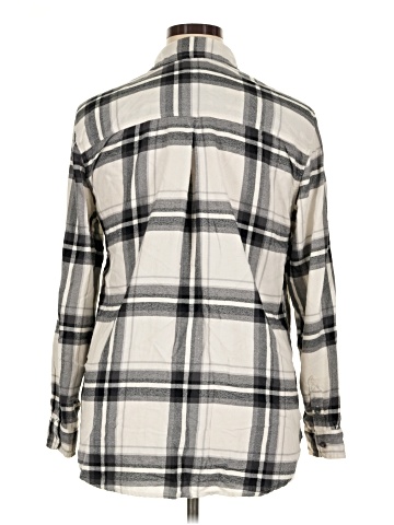 American Eagle Outfitters Long Sleeve Button-Down Shirt (view 2)