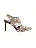 Donald J Pliner Metallic Silver Heels Size 6 - photo 1