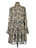 Elan Paisley Metallic Gold Casual Dress Size M (estimated) - photo 2
