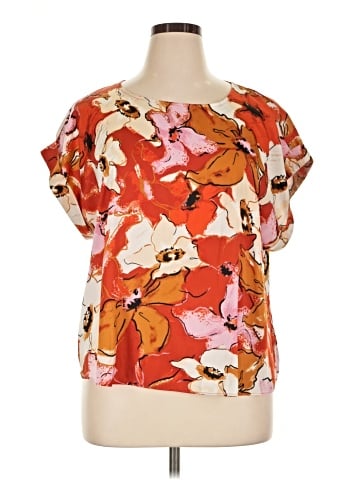 Nine West Short Sleeve Blouse (view 1)