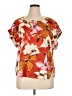 Nine West Orange Short Sleeve Blouse Size XL - photo 1